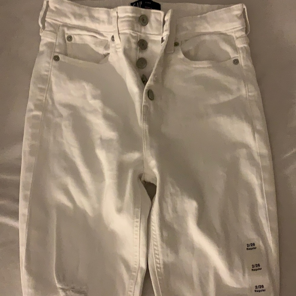 Gap white jeans